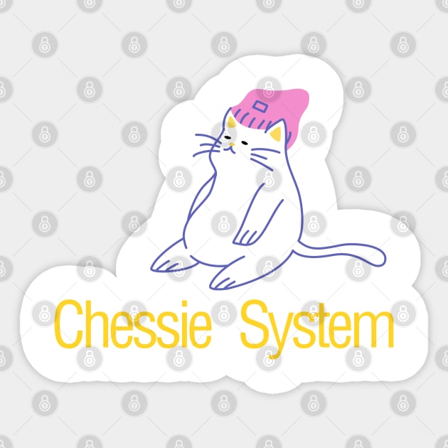 cat system Sticker by Salizza